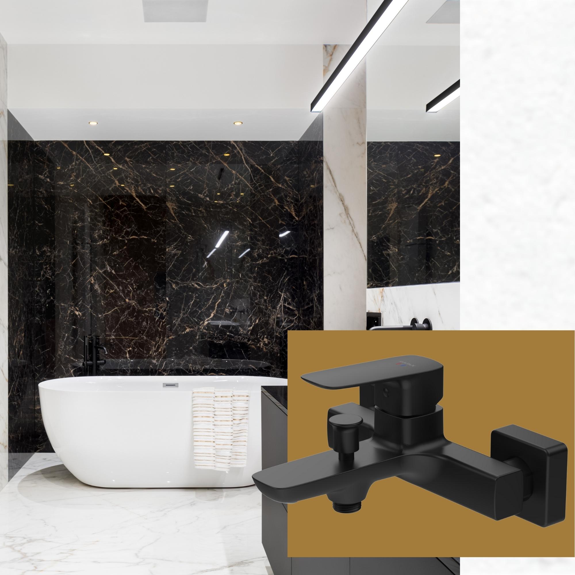 Bateria QANIX czarna wannowa inspiracja